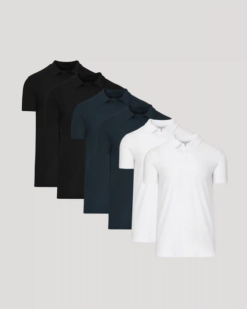 The Timeless Tall Classic Polo 6-Pack