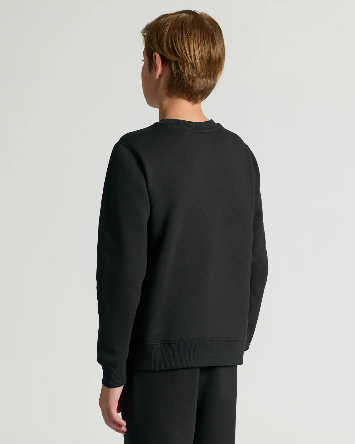 Boys' Black Fleece Crew Neck