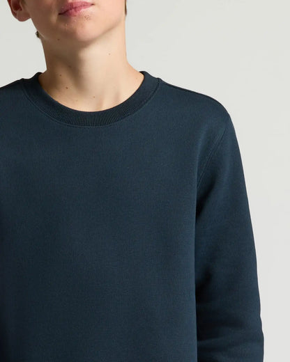 Boys' Navy Fleece Crew Neck
