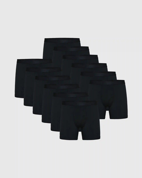 Black Boxer Briefs 12-Pack