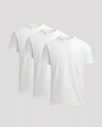 All White Heavyweight Crew 3-Pack