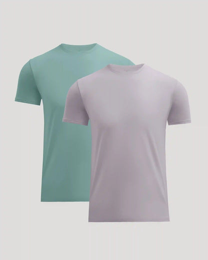 Pima Cotton Blend Crew 2-Pack