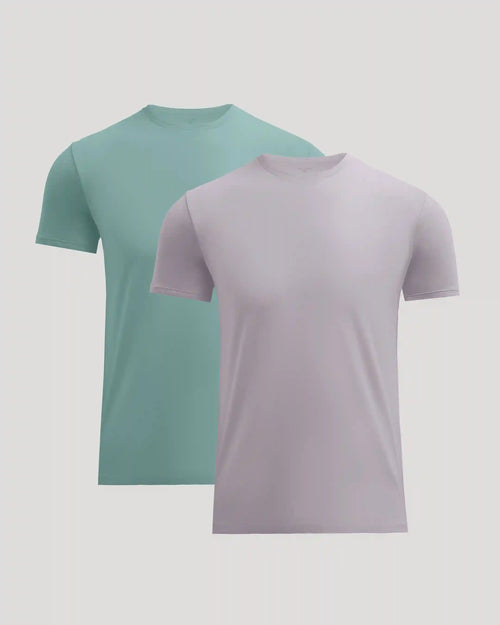 Pima Cotton Blend Crew 2-Pack