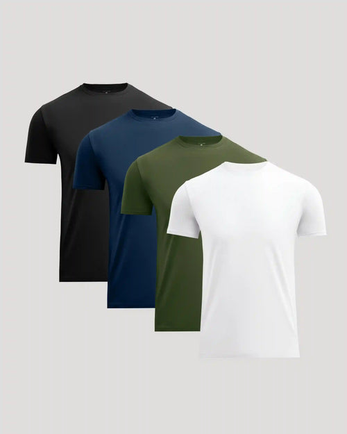 Pima Cotton Blend Crew 4-Pack