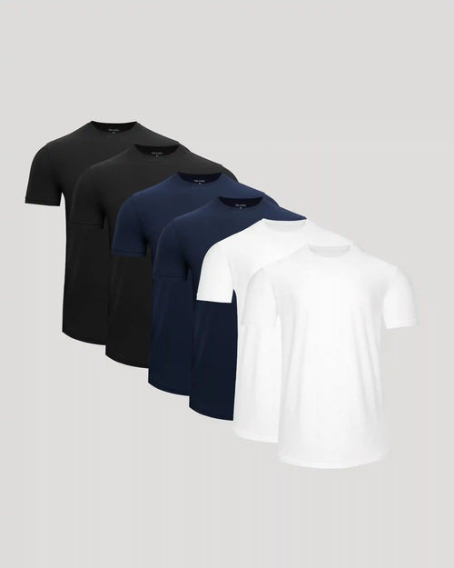 Active Curved Hem Crew 6-Pack