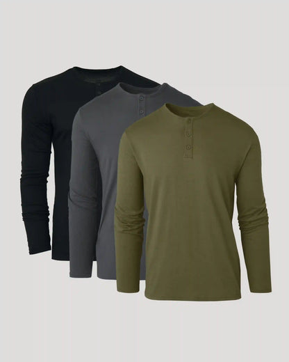 Classic Henley 3-Pack