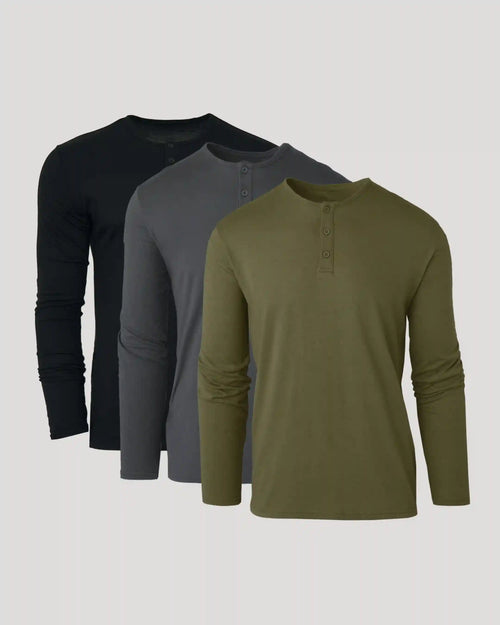 Classic Henley 3-Pack