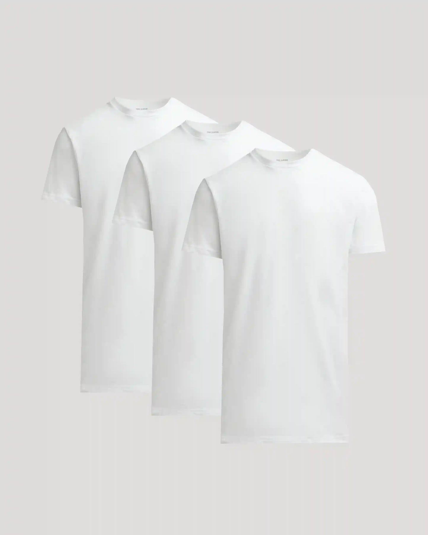 All White Tall Heavyweight Crew 3-Pack