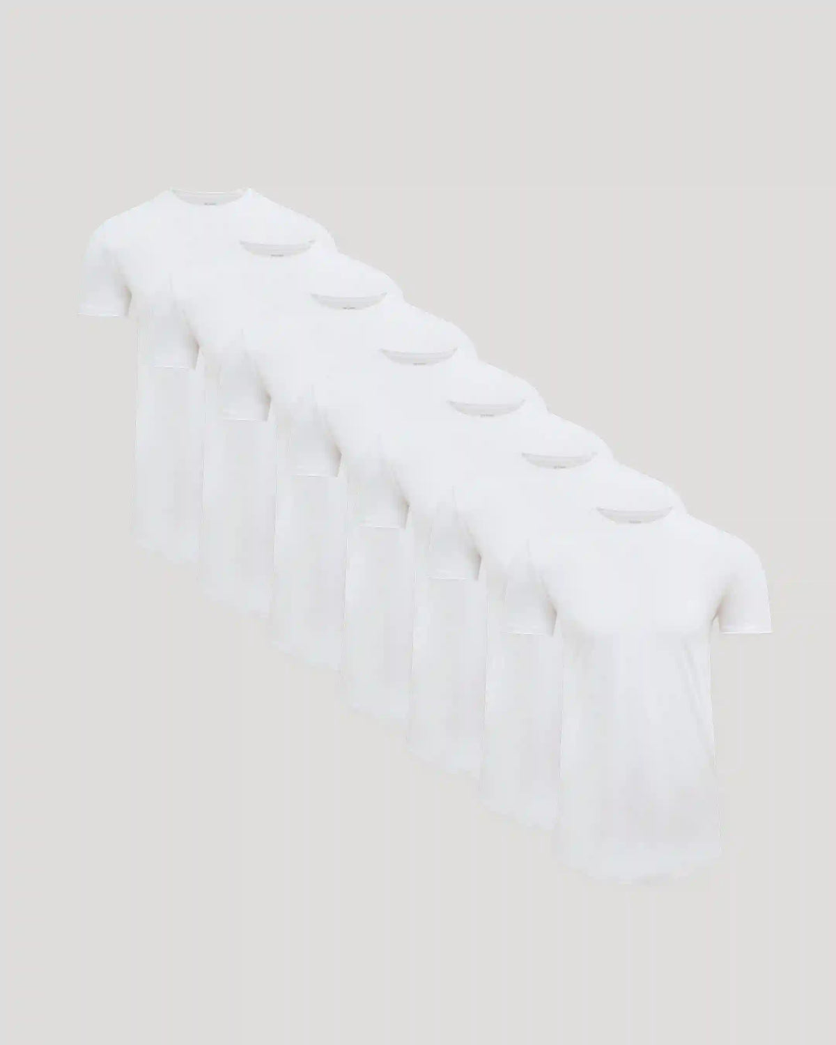 Tall Pima Cotton Blend Curved Hem Crew 7-Pack