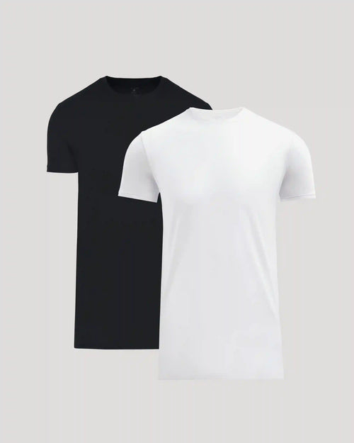 Tall Pima Cotton Blend Crew 2-Pack