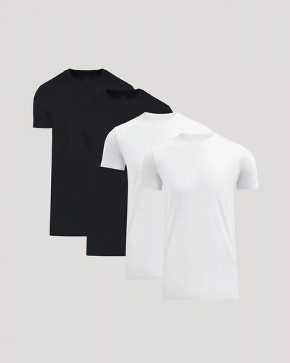 Tall Pima Cotton Blend Crew 4-Pack