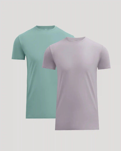 Tall Pima Cotton Blend Crew 2-Pack