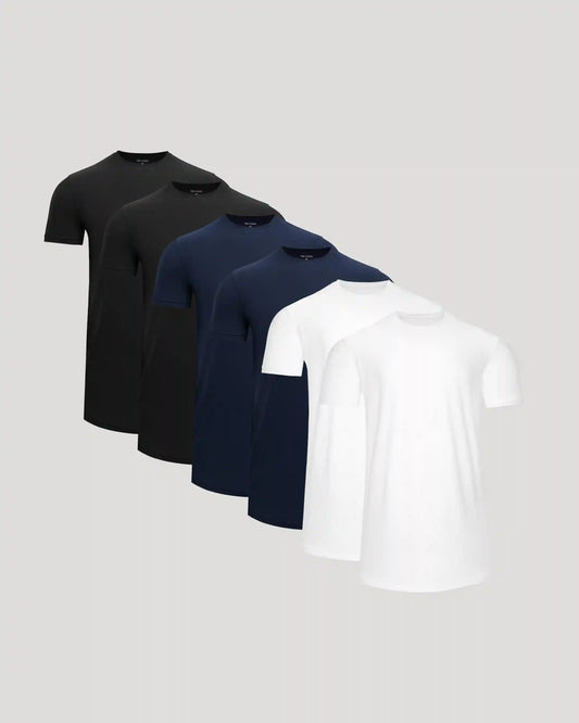 Tall Active Curved Hem Crew 6-Pack