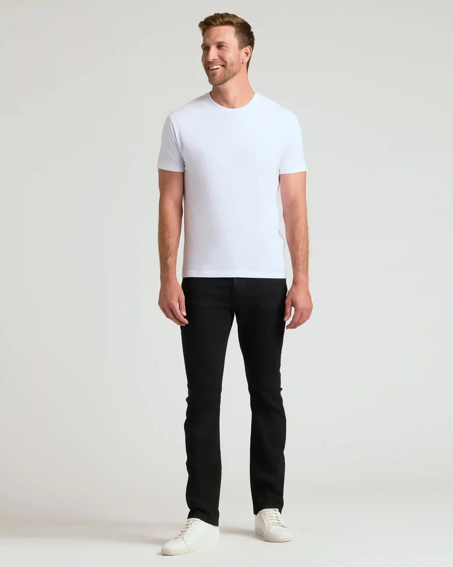 Trial Crew & Indigo Wash Straight Comfort Stretch Jeans 3-Pack
