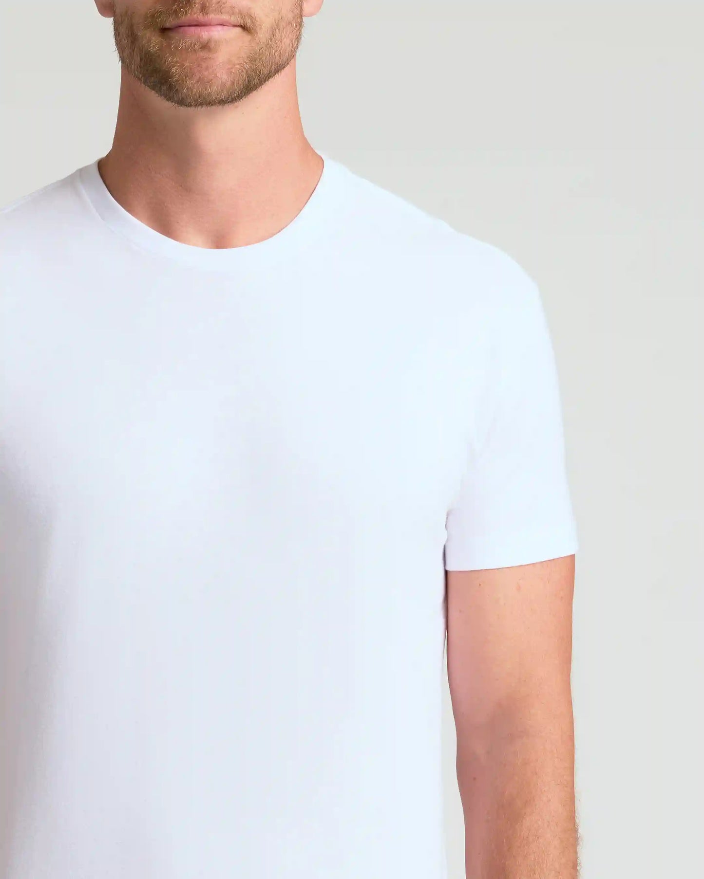 White Classic Crew Neck