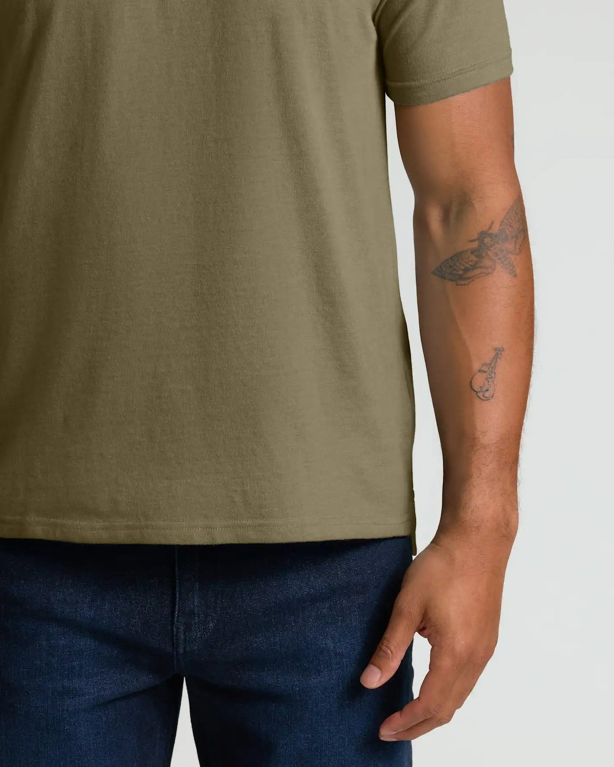 Heather Military Green Classic Polo