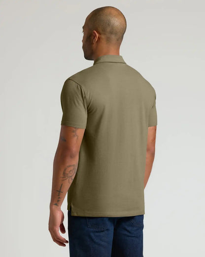 Heather Military Green Classic Polo