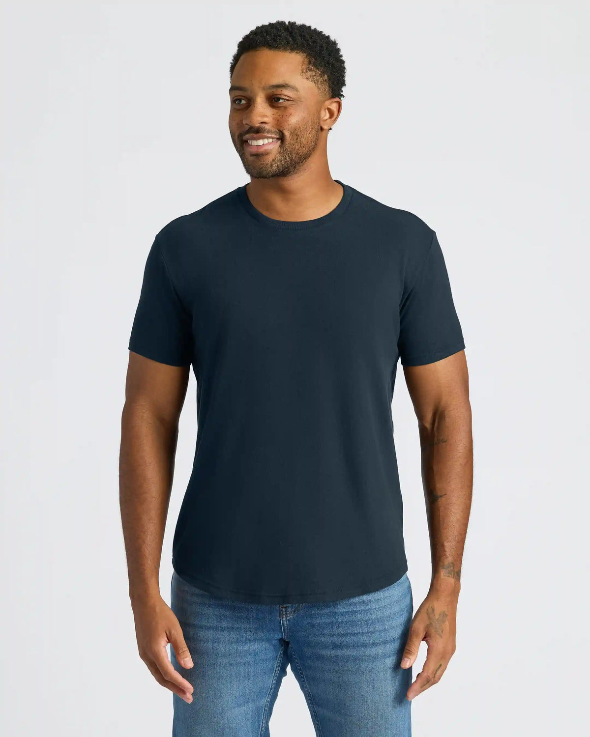 Curved Hem Classic Crew Neck 10-Pack