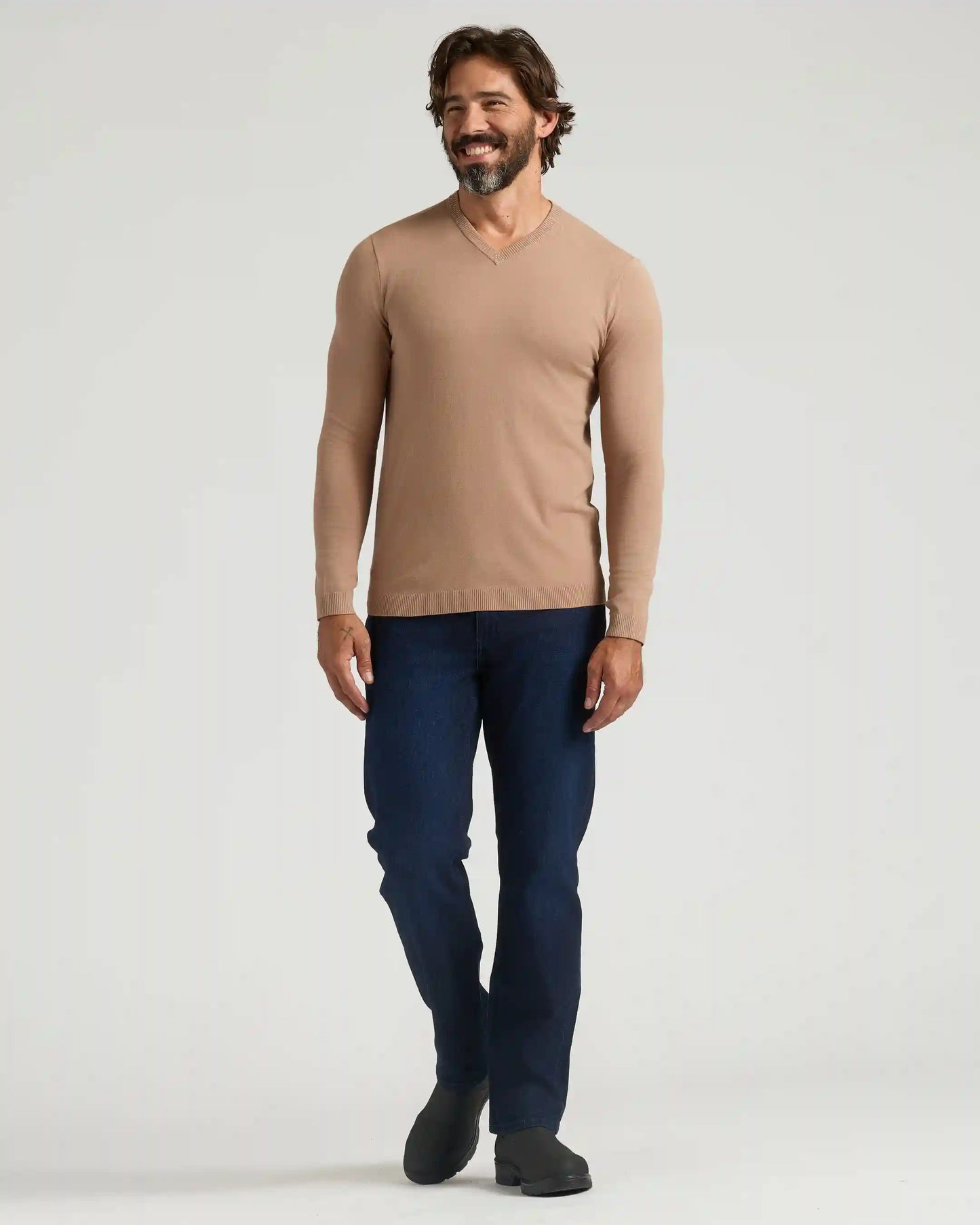 Truffle & Blueberry Dressy V-Neck Sweater 2-Pack