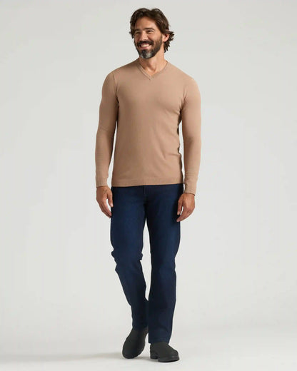Truffle & Blueberry Dressy V-Neck Sweater 2-Pack