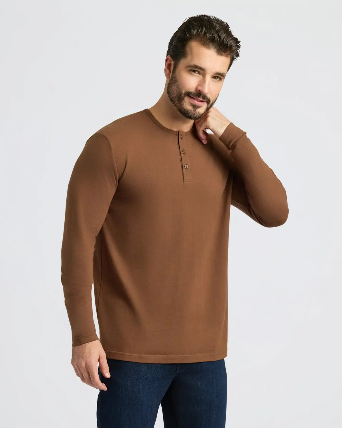Sepiawood Classic Long Sleeve Henley