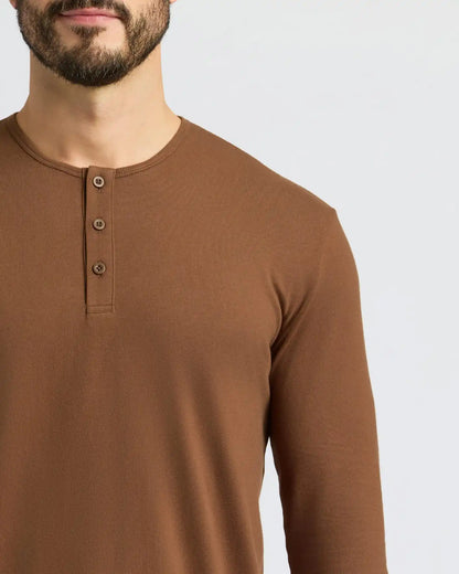 Sepiawood Classic Long Sleeve Henley