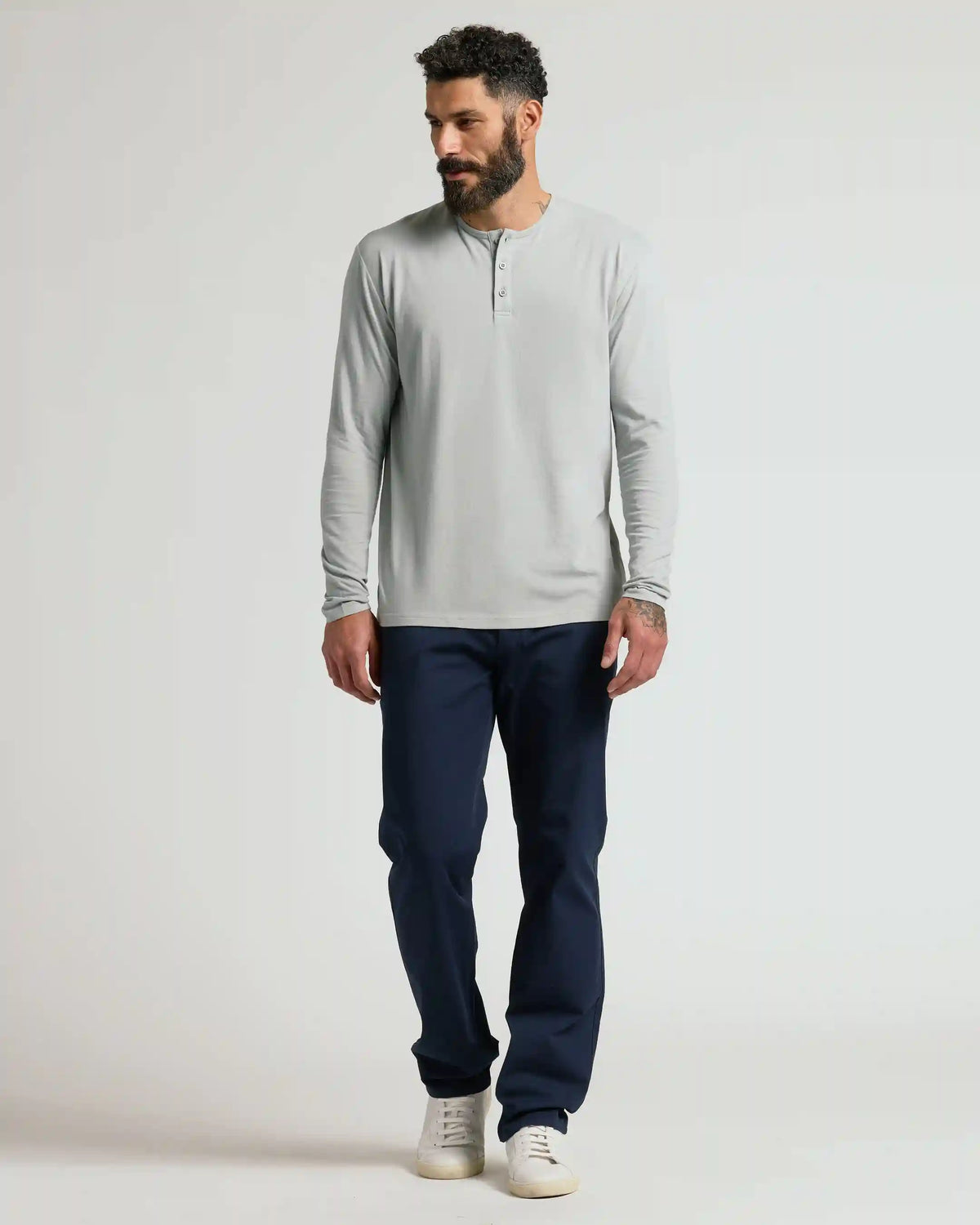 Steel Classic Long Sleeve Henley