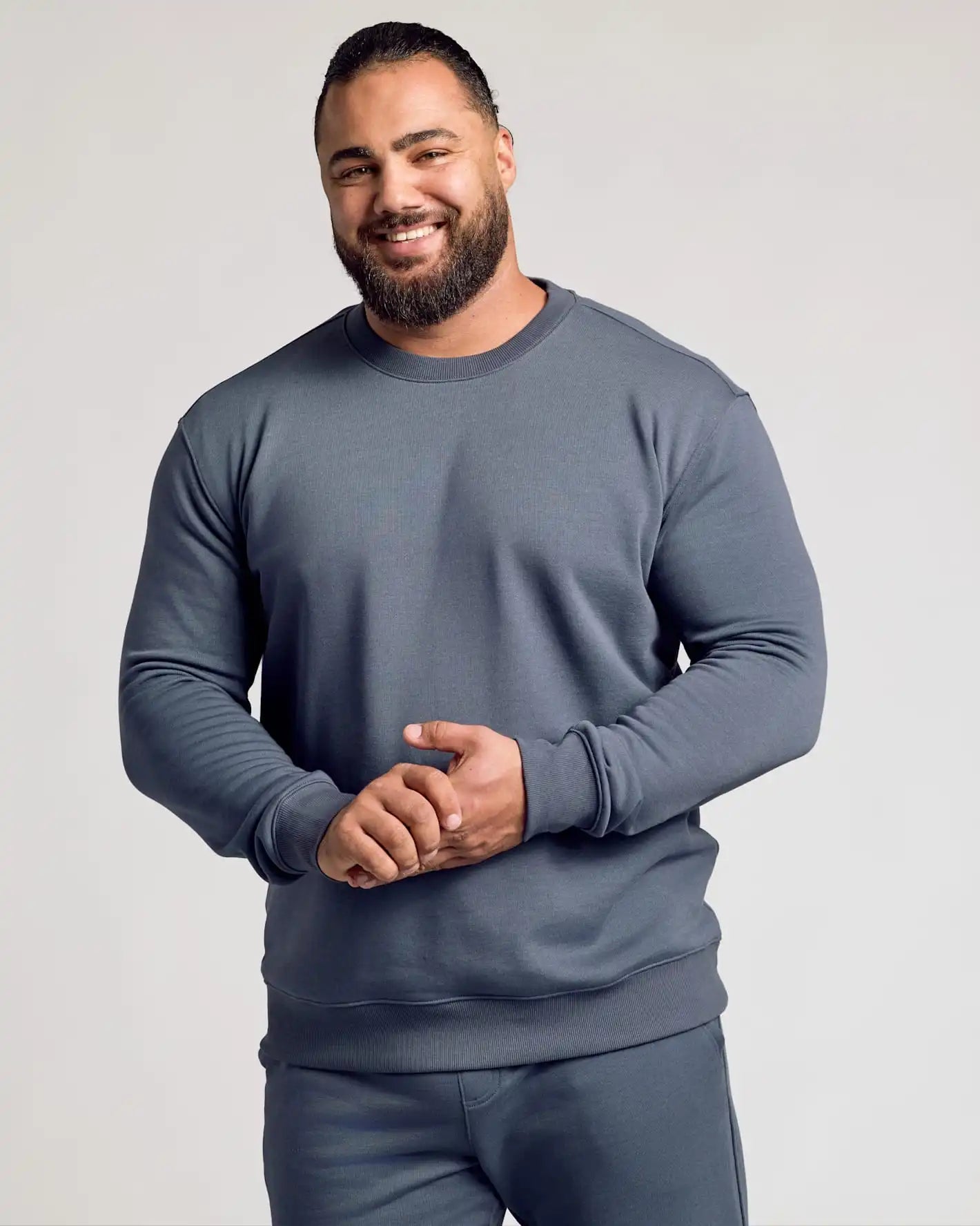 Stormy Fleece French Terry Pullover Crew Neck