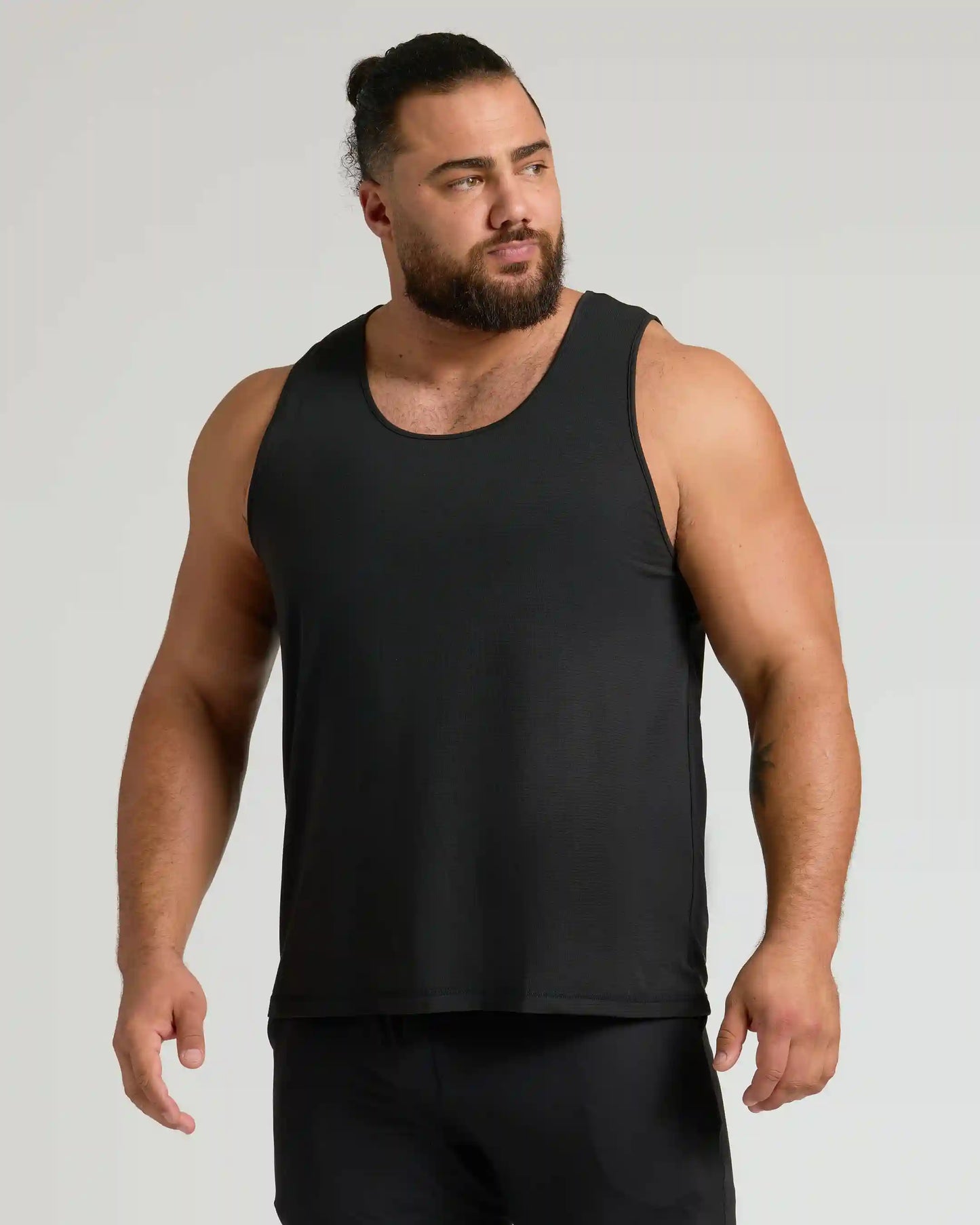 Black & Navy Active Mesh Tank 6-Pack