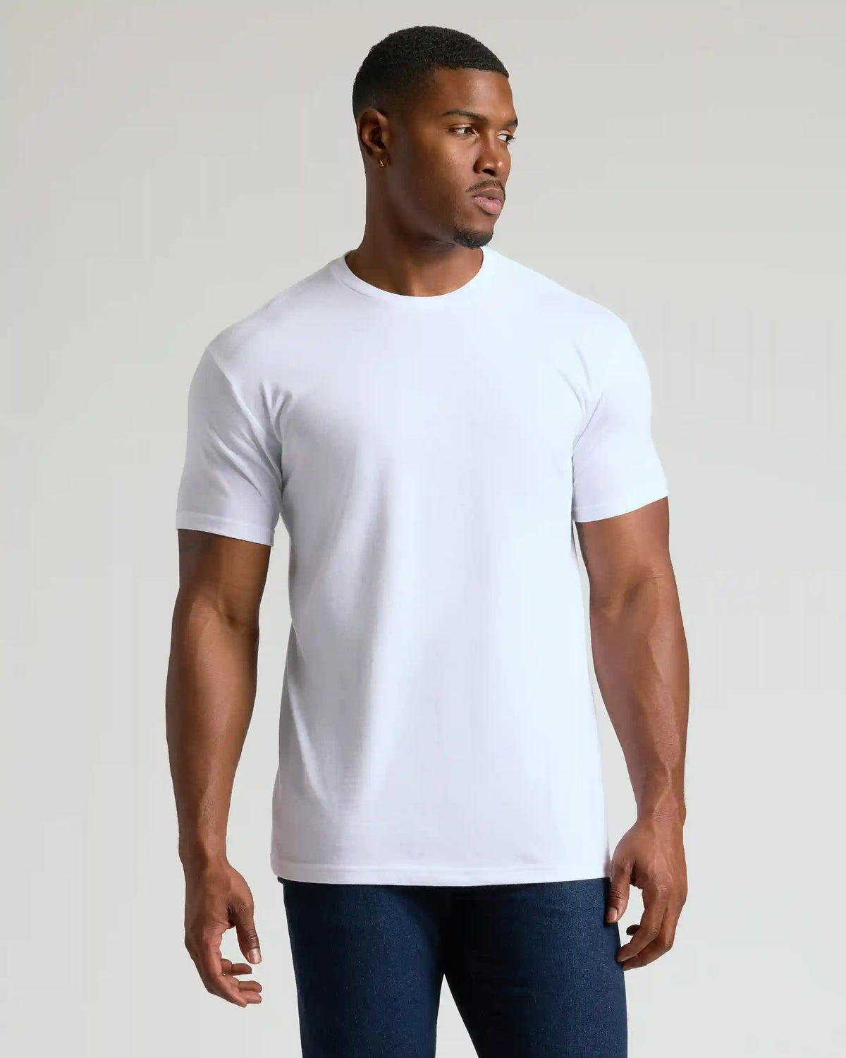 All White Tall Classic Crew 10-Pack