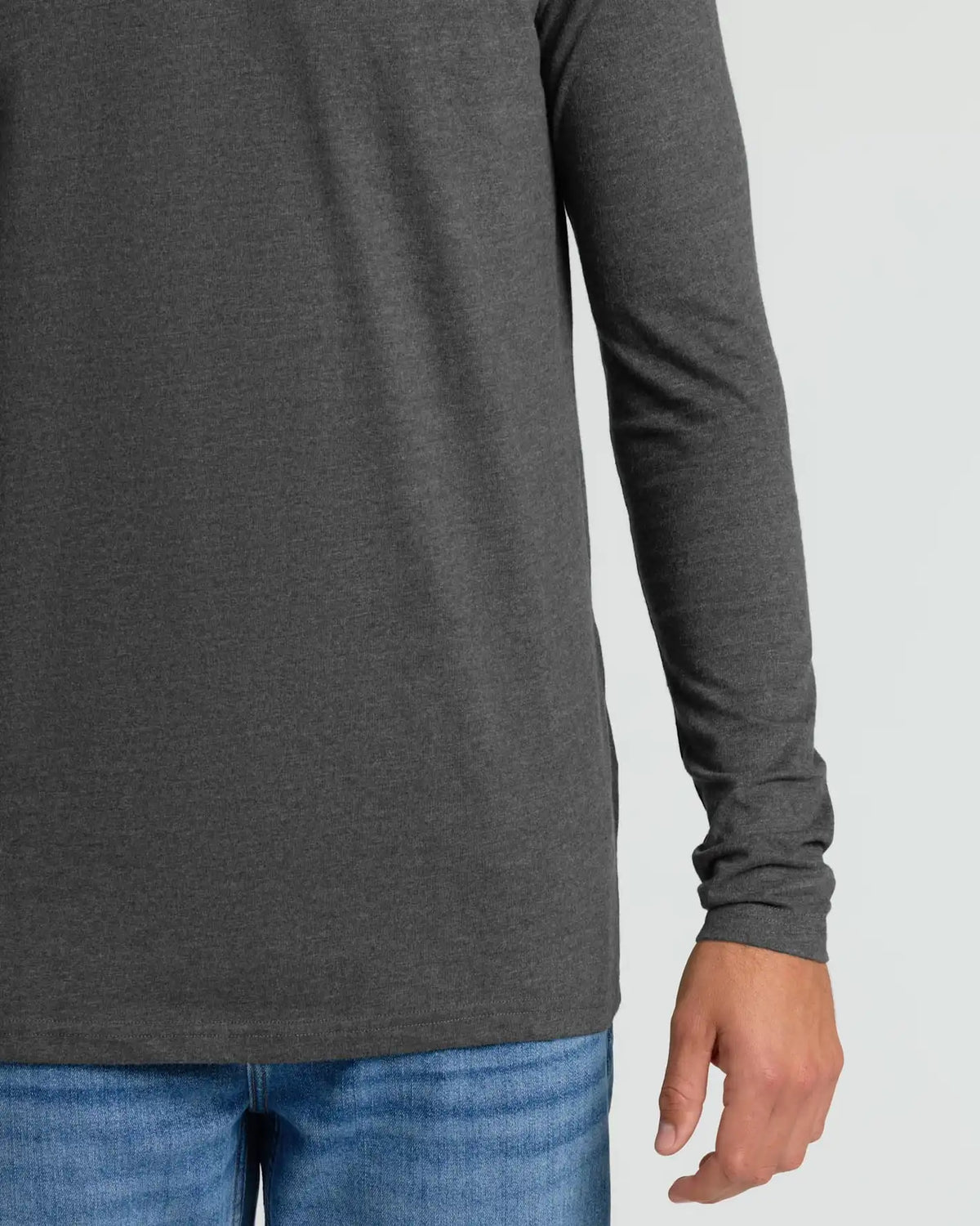 Charcoal Heather Gray Tall Long Sleeve T-Shirt