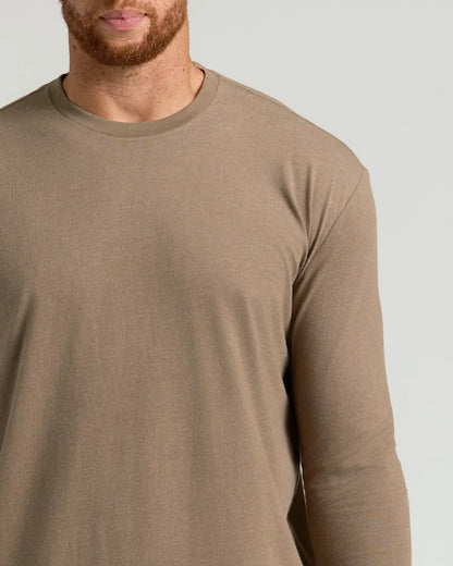Dark Heather Sagewood Tall Long Sleeve T-Shirt