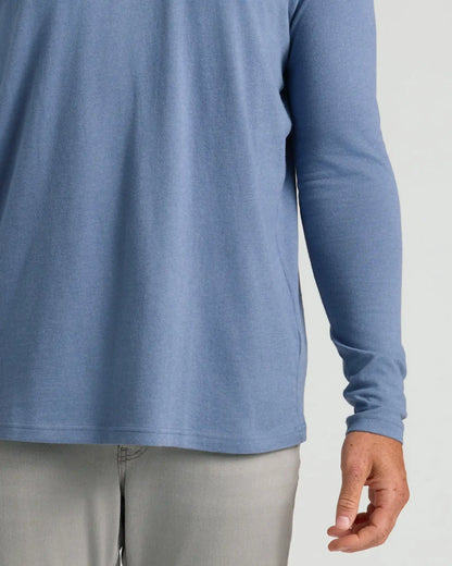 Dark Heather Vintage Navy Tall Long Sleeve T Shirt