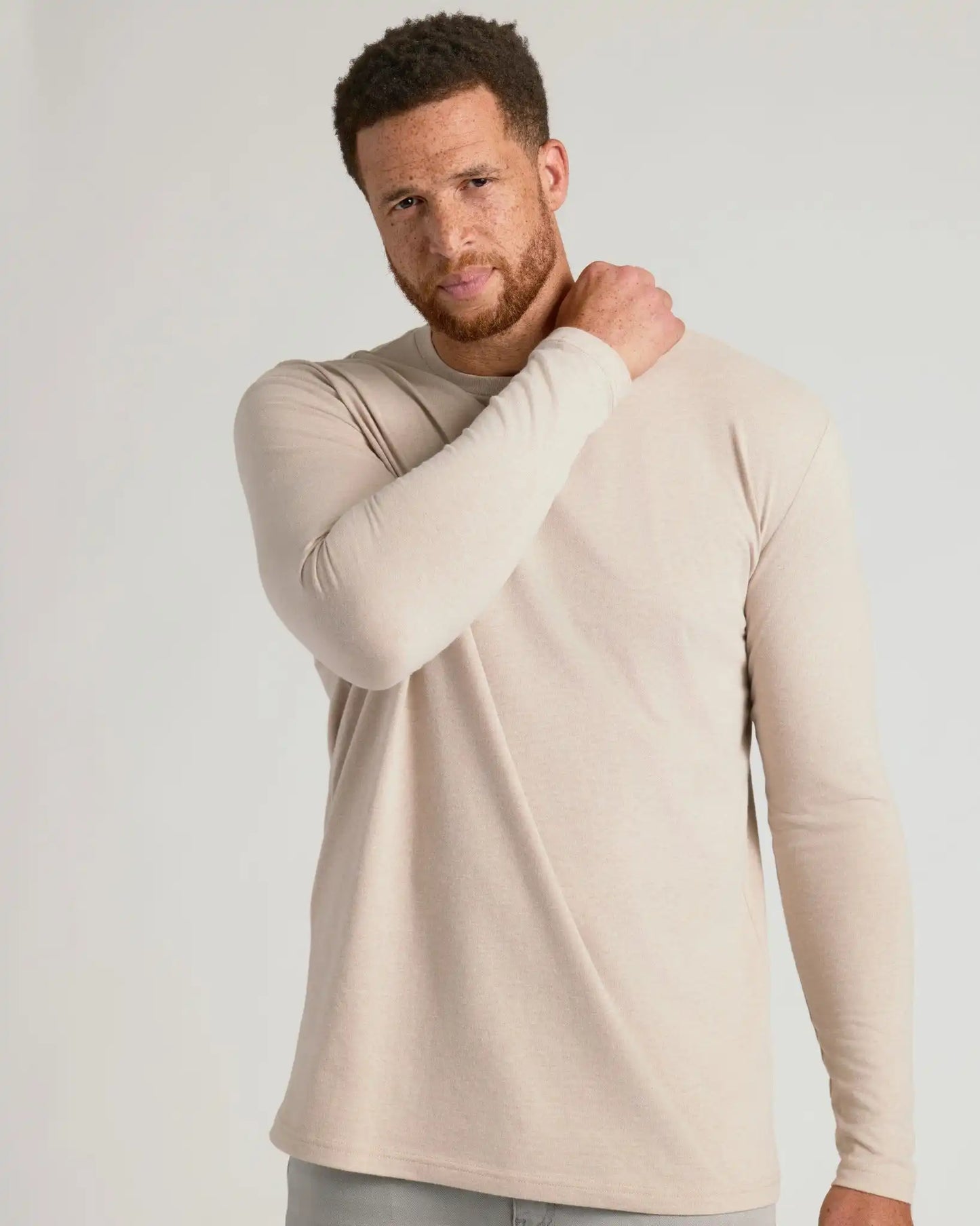 Heather Truffle Tall Long Sleeve T Shirt