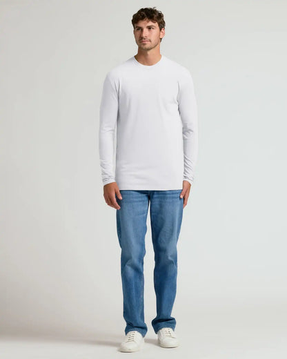 White Tall Long Sleeve T-Shirt
