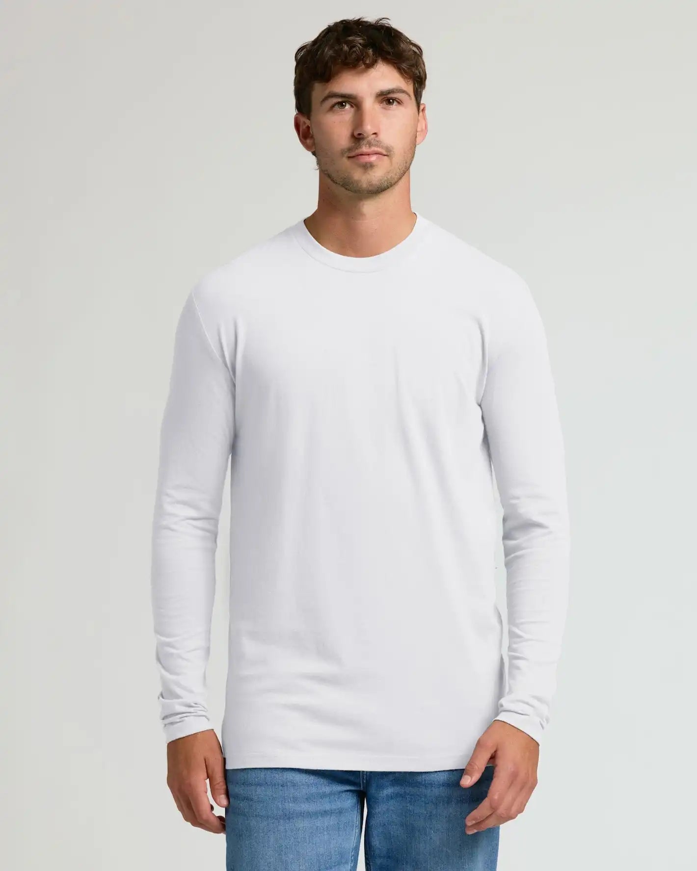 White Tall Long Sleeve T-Shirt