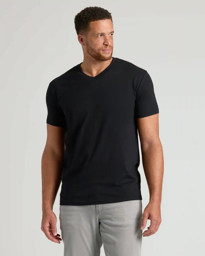 Black Classic Tall V-Neck 10-Pack