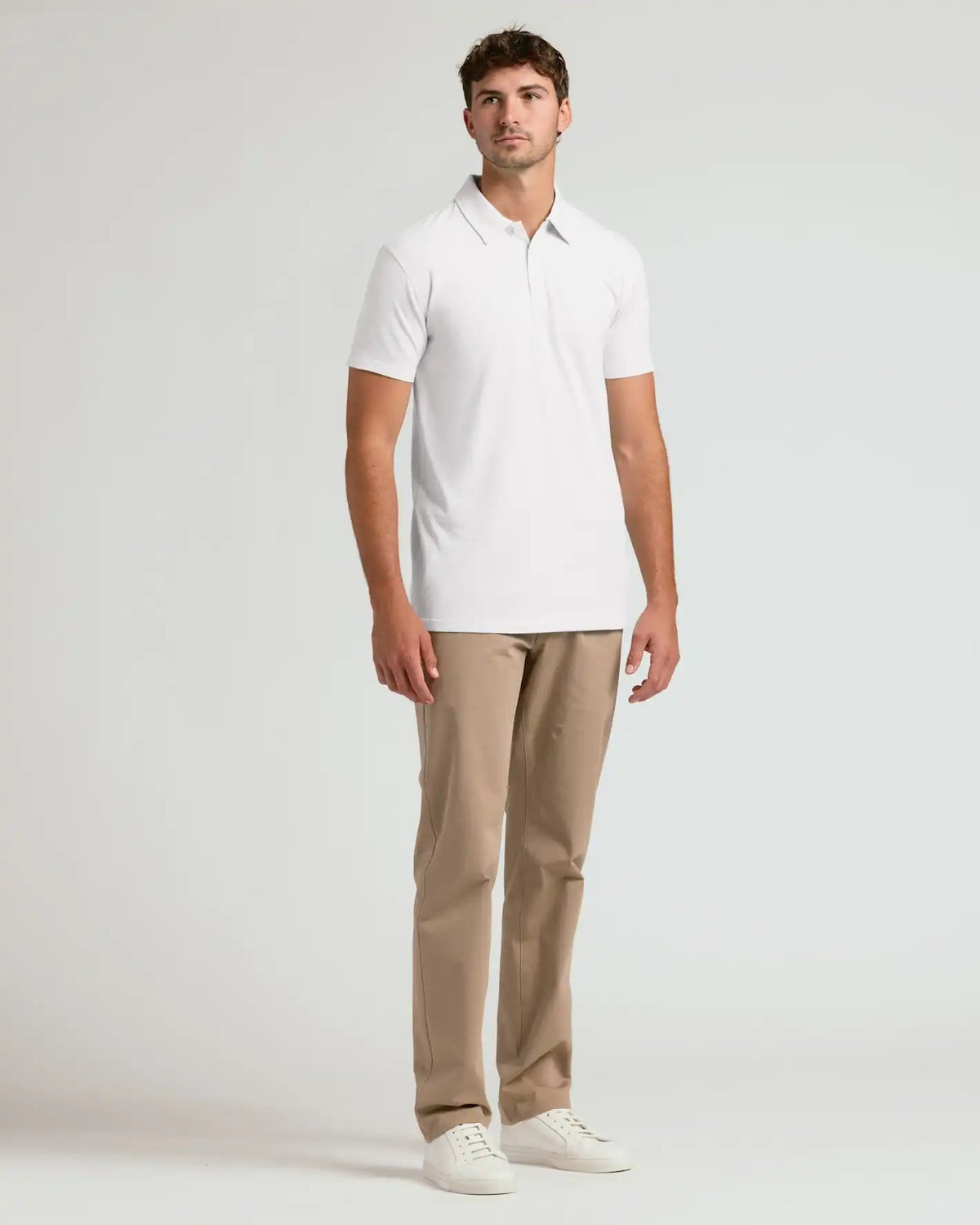 All White Tall Classic Polo 10-Pack