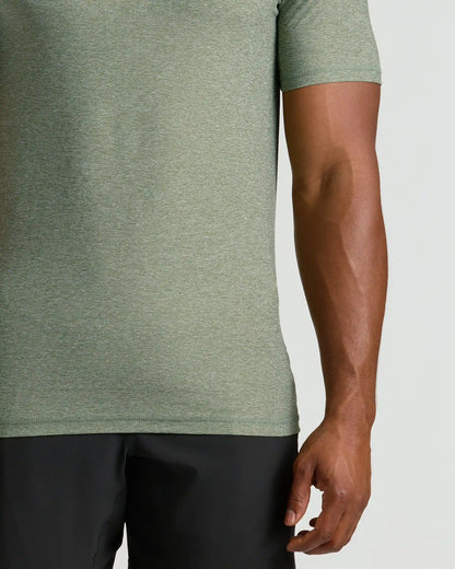 Heather Juniper Tall Active Crew Neck 2.0