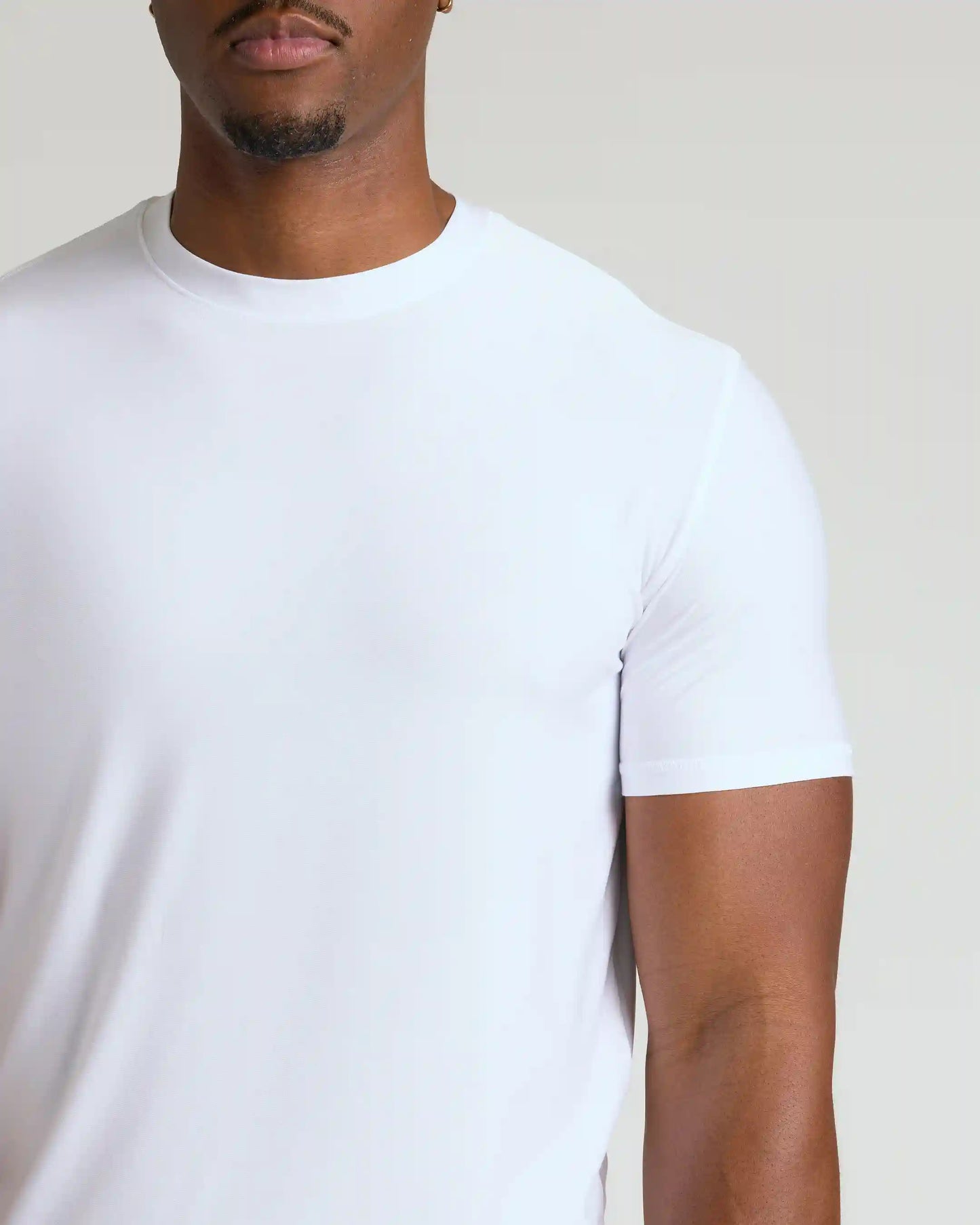 White Tall Active Crew Neck 2.0