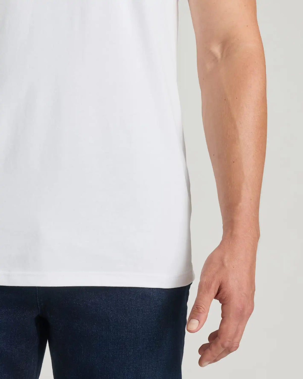 White Tall Heavyweight Pocket Crew