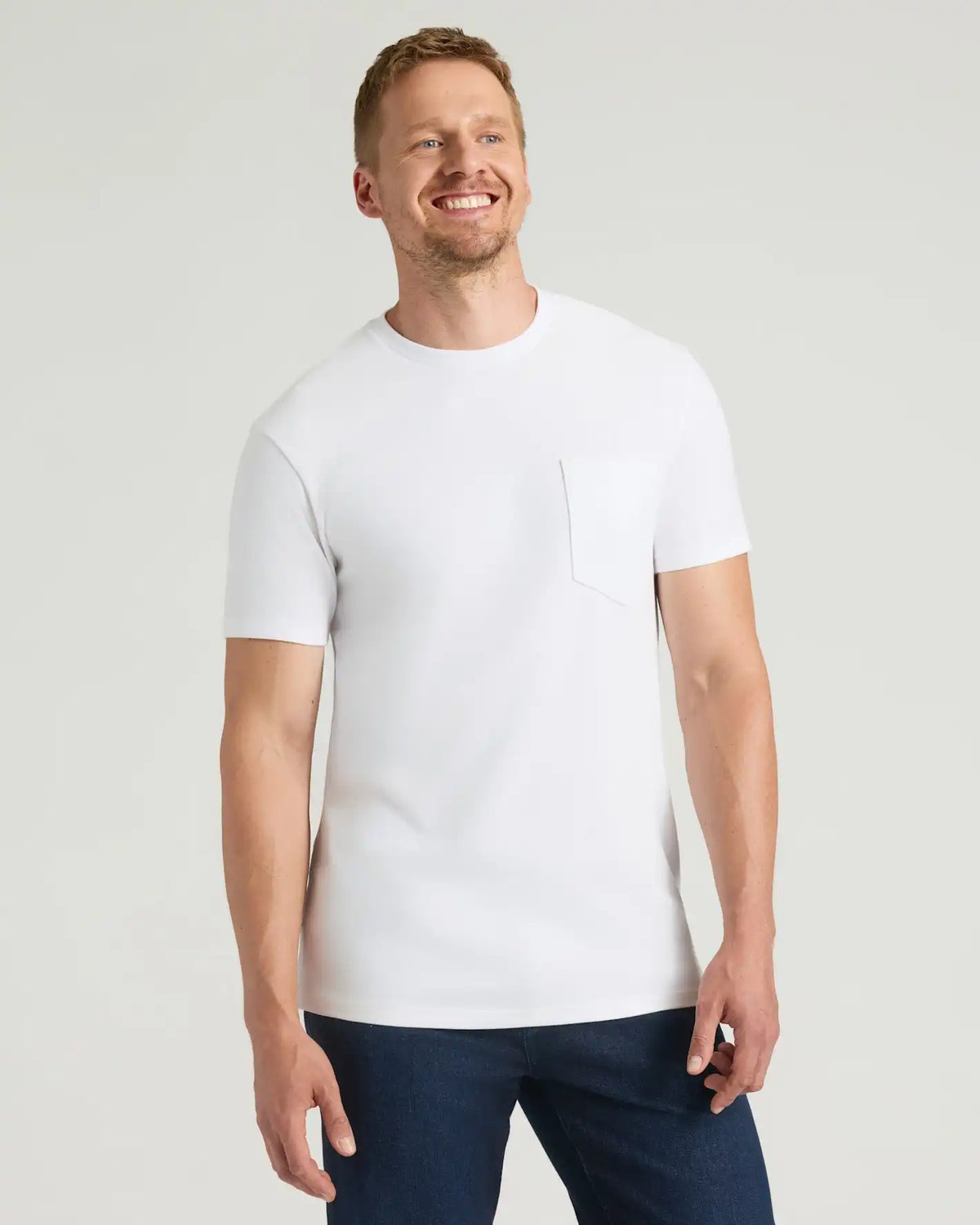 White Tall Heavyweight Pocket Crew
