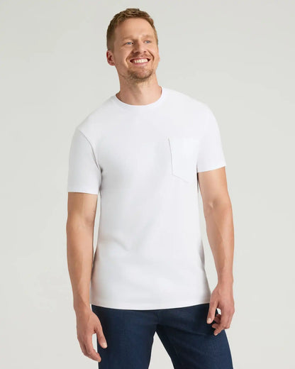 White Tall Heavyweight Pocket Crew