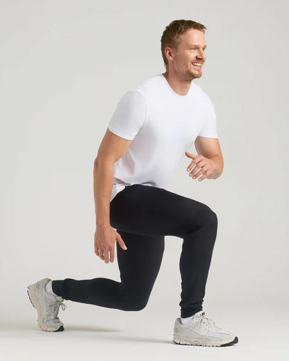 Black & Charcoal Heather Gray Tall Active Joggers 2-Pack