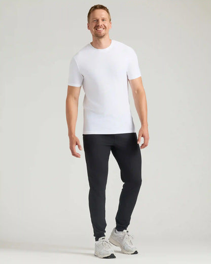Black & Charcoal Heather Gray Tall Active Joggers 2-Pack