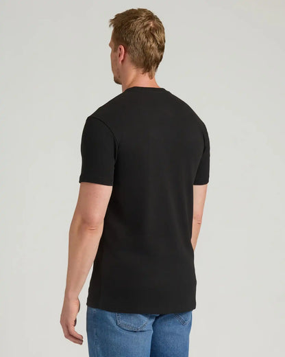 All Black Tall Heavyweight Crew 3-Pack