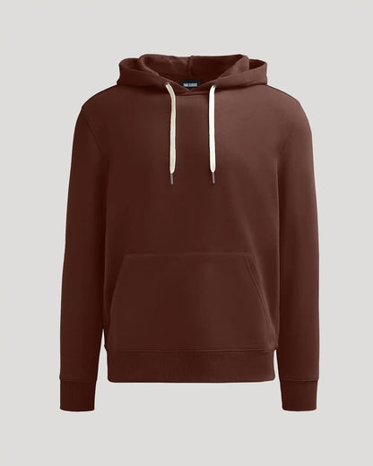 Carob Fleece French Terry Pullover Hoodie