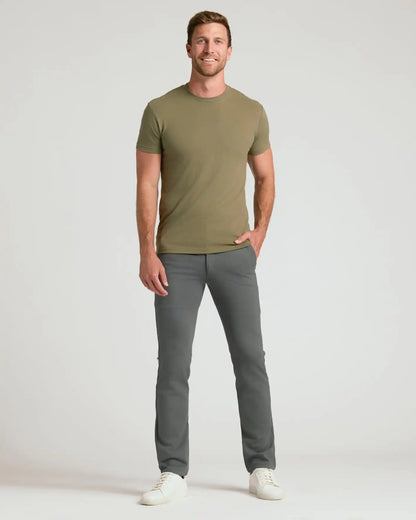 Carbon Slim Comfort Knit Chino Pant