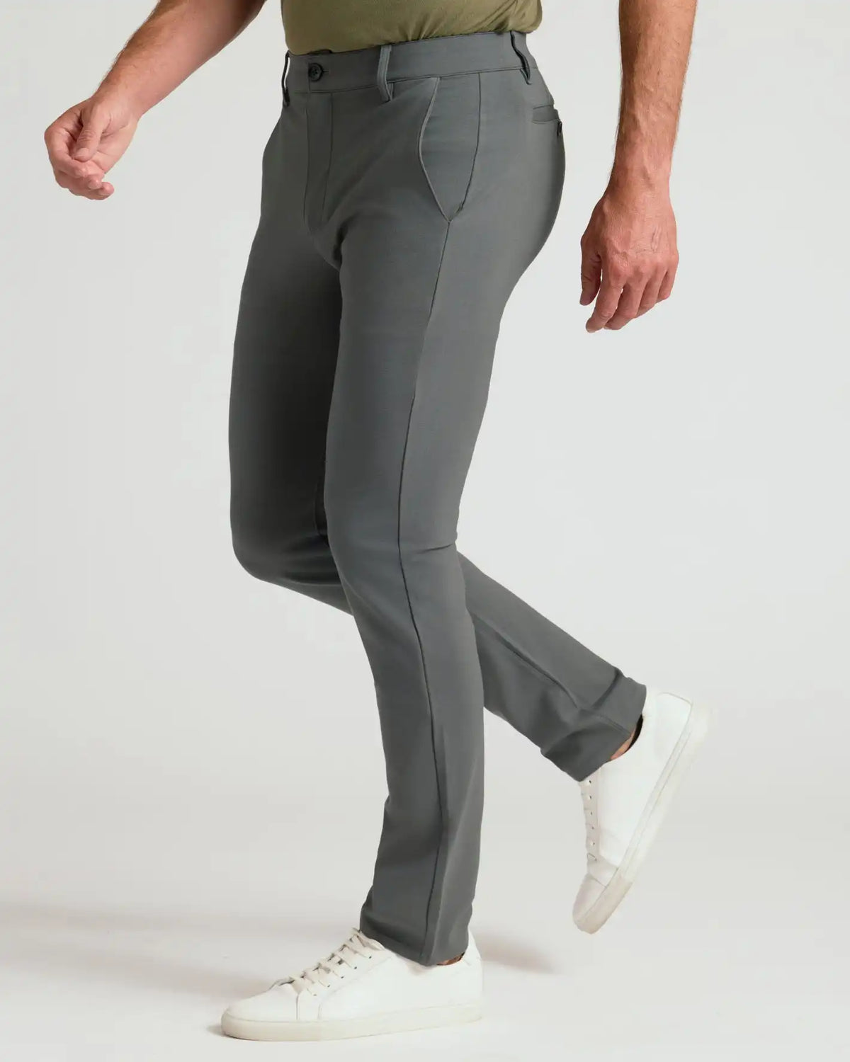 Carbon Slim Comfort Knit Chino Pant