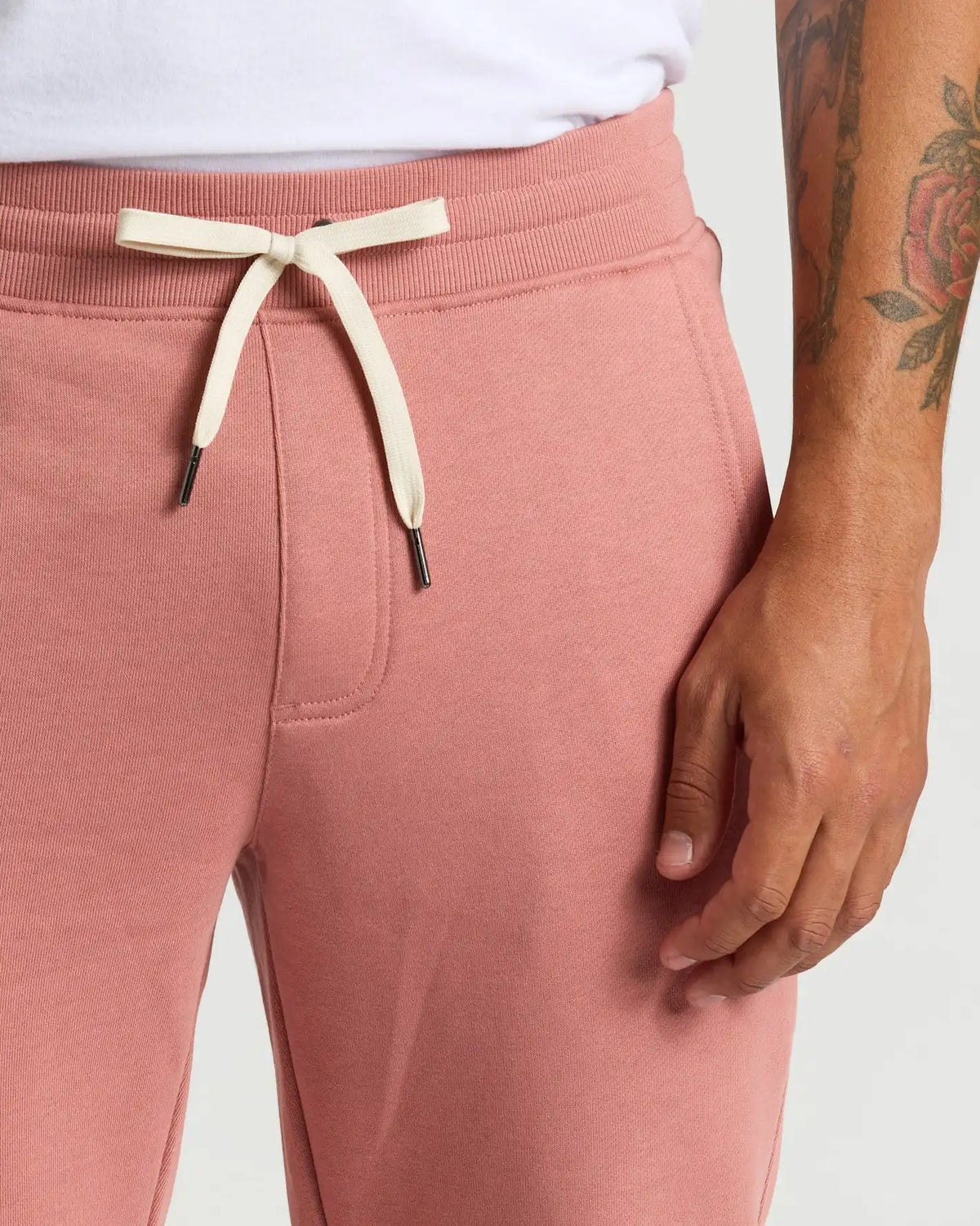Rose Fleece French Terry Joggers